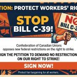 Sign the CCU Online Petition to Protect Workers and the Right to Strike